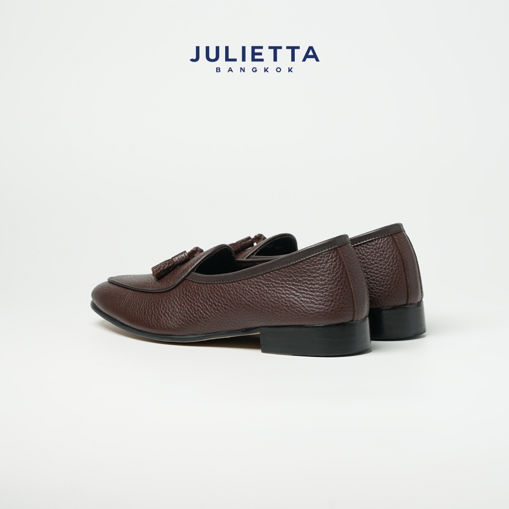 JULIETTA - Tassel Belgian Loafer Calfskin Brown (Unlined)