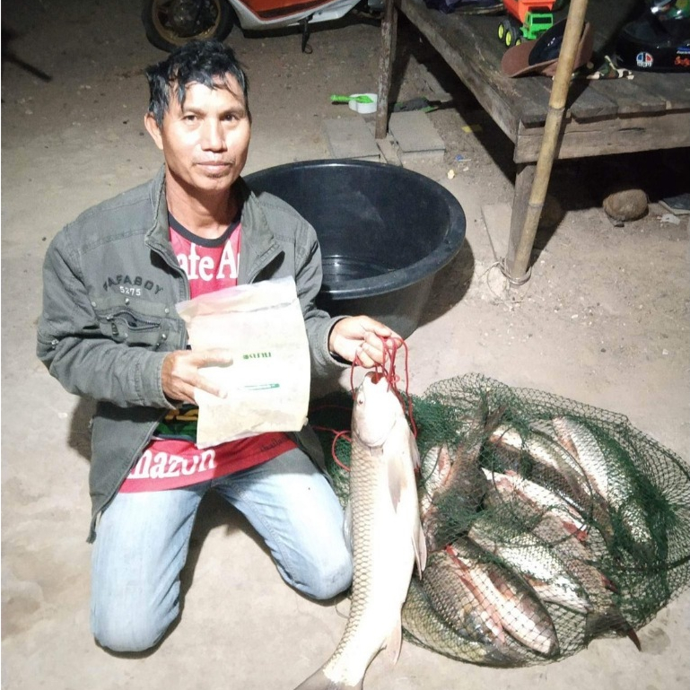 เหยื่อหมาน เหยื่อตกปลาหน้าดิน สูตรยี่สก/ปลาจีน หัวเชื้อเข้มข้น ชุด 2 ถุง (0.8กก.) - รูปที่ 3