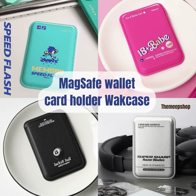 MagSafe wallet wakcas set📞🎟️แท้💯 | Wakcas magsafe wallet