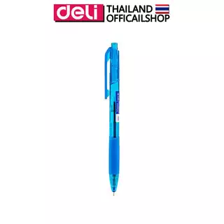 ปากกาลูกลื่น Deli รุ่น Q21 หมึกน้ำเงิน เขียนดี ด้ามสีน้ำเงิน ขนาด 0.7mm (จำหน่าย 1 แท่ง)