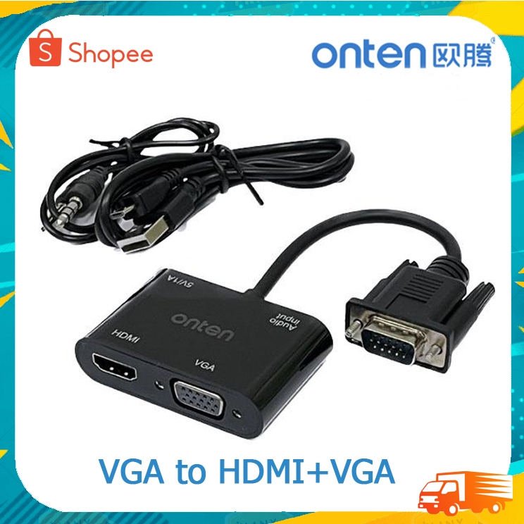 Converter VGA TO HDMI/VGA (AUDIO) ONTEN (OTN-5138HV)