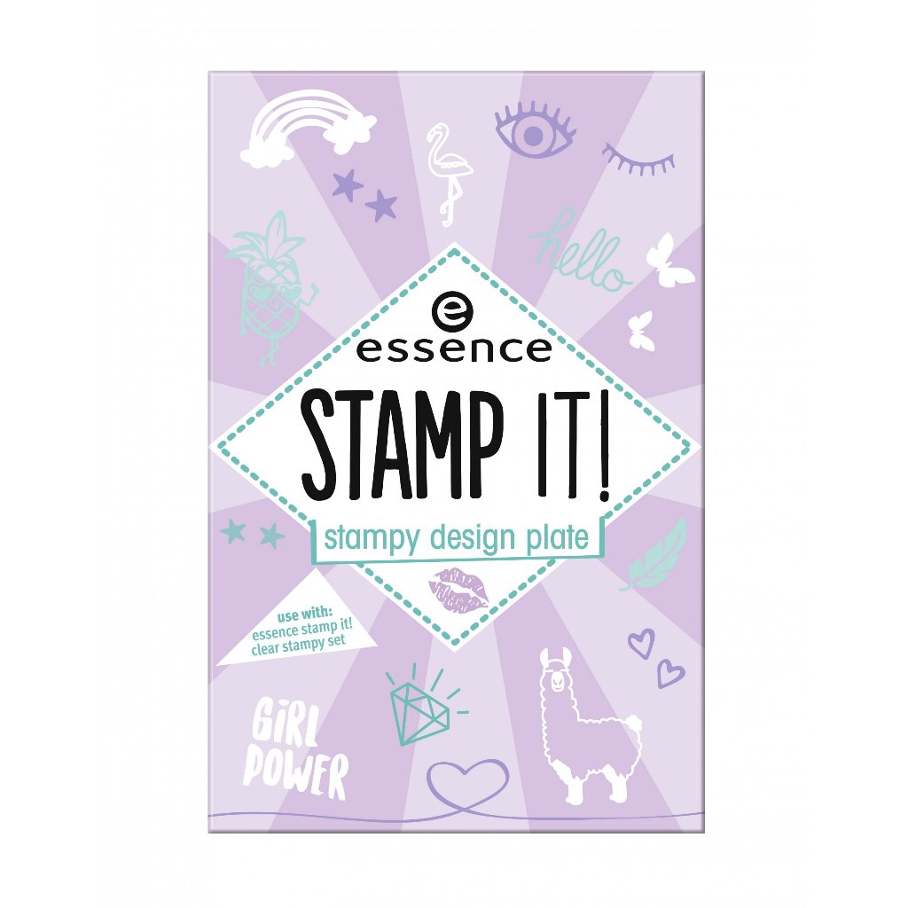 essence stamp it! stampy design plate - แผ่นเพลทปั๊มเล็บ