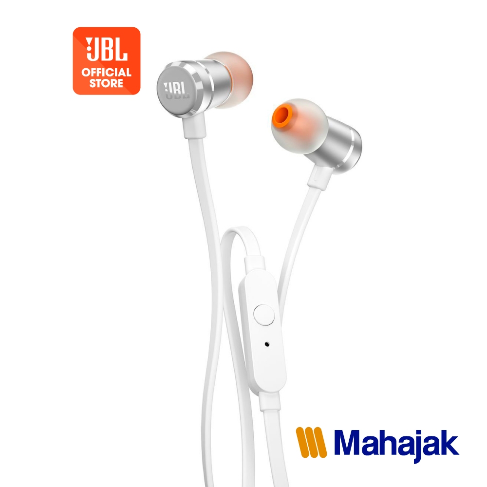 JBL T210 - T290 หูฟังแบบ In-Ear สายแบนไม่พันกัน