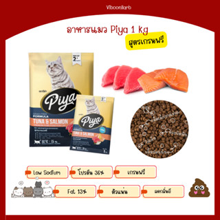 Piya อาหารแมว ปีย่า สูตรเกรนฟรี พรีเมียม โปรตีน 36% ไขมันต่ำ…
