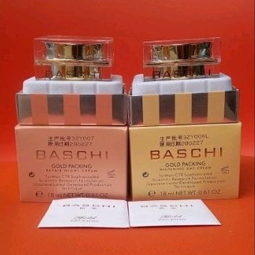✨ครีมบาชิโกล์ดรุ่นใหม่ล่าสุด ขนาด 18 กรัม Baschi Gold Advance 18 g. ของแท้ 💯