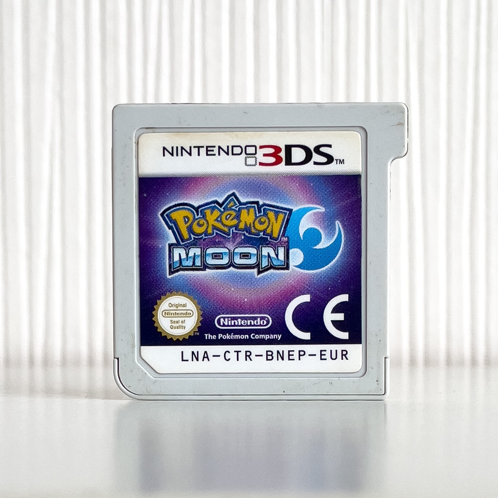 ตลับแท้ Nintendo 3DS : Pokemon Moon มือสอง โซนยุโรป (EUR)