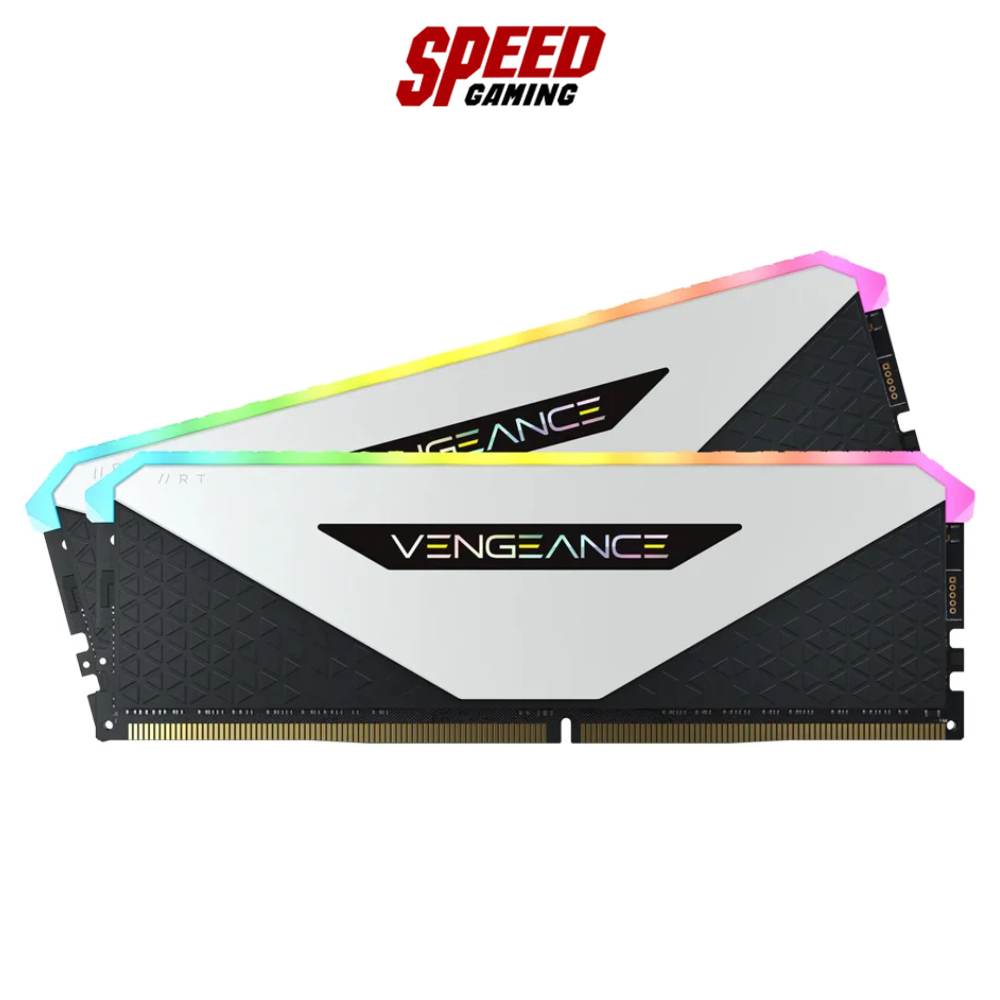 CORSAIR VENGEANCE RGB RT WHITE RAM (แรม) 32GB (16GBx2) DDR4 3600MHz / By Speed Gaming