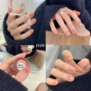 🔥พร้อมส่ง🔥 Two-moons ของแท้ ยาทาเล็บ น้ำยาทาเล็บ สีทาเล็บ สีทาเล็บกึ่งเจล กลิตเตอร์ ขนาด10ml*1 ไม่ต้องอบ สีสวย TM1
