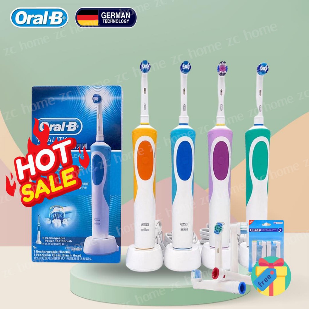 แปรงสีฟันไฟฟ้า Oral B D12/D100 รุ่น Viality Precision clean