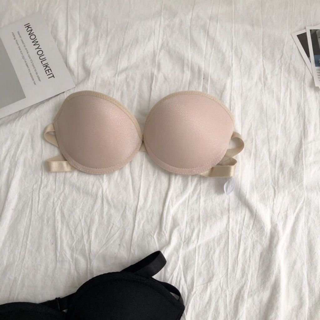 [ส่งจากไทย] 𝑩𝒓𝒂𝑩𝒓𝒂𝑩𝒓𝒂 #bra-237 บราเกาะอก ดันทรง ฟองหนา มีสายใส - รูปที่ 7