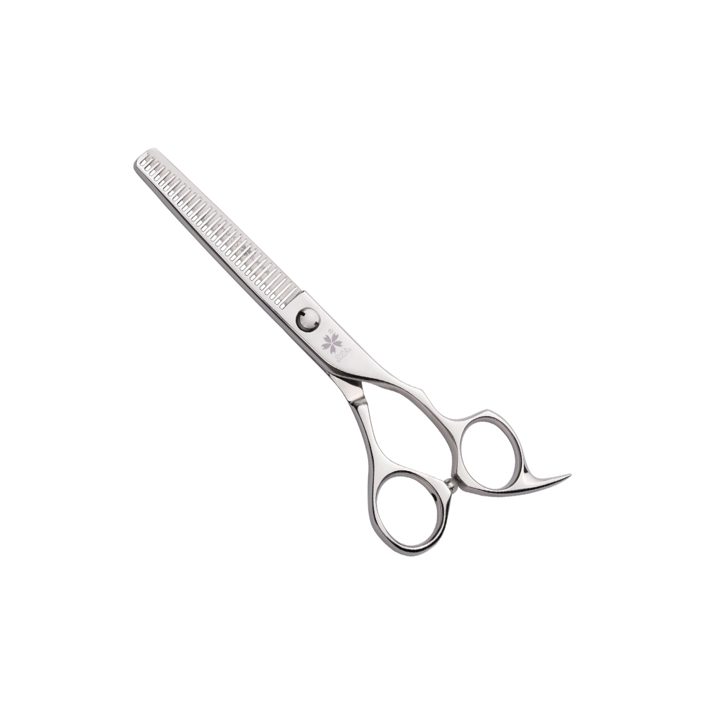 กรรไกร OHKA SAKURA รุ่น Amida (รหัส AM630U) กรรไกรซอย ฟันปลา ขนาด6นิ้ว มือขวา  มีรับประกันแท้ 100%