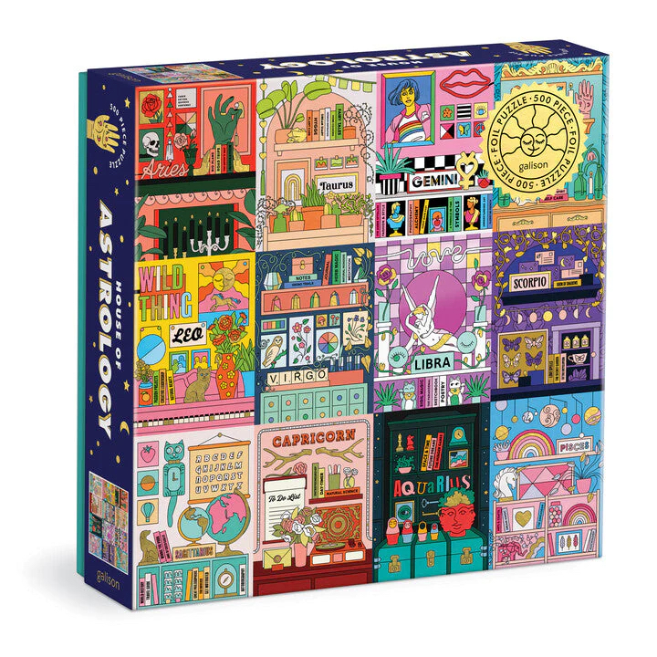 จิ๊กซอว์ 500 ชิ้น ลายHouse of Astrology 500 Piece Foil Puzzle
