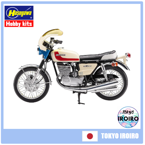 [ส่งตรงจากญี่ปุ่น] Hasegawa Kamen Rider Takeshi Hongo Suzuki GT380 1/12 Scale Plastic Model SP377