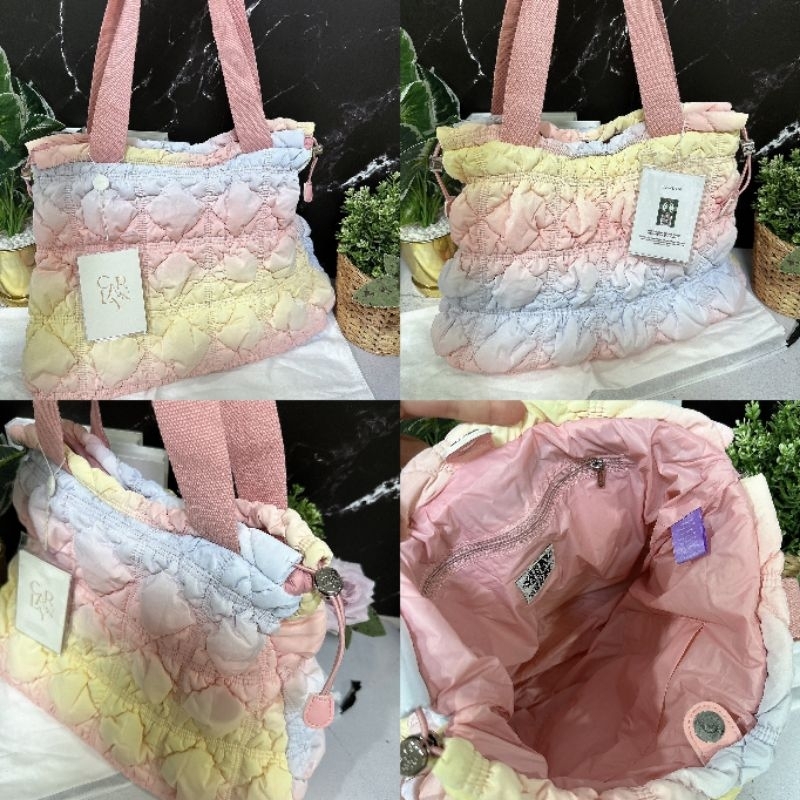 กระเป๋าสะพาย​ Carlyn​ nรง​ weekender tote bag น้ำหนักเบา​ /เข้าเพิ่มสีพาสเทล​8