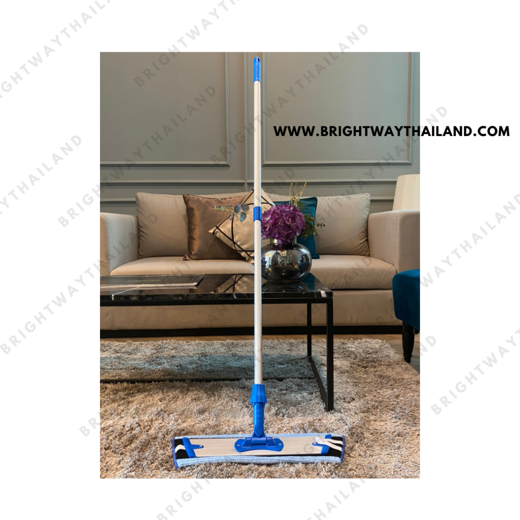 BWT(ส่งจากกรุงเทพๆ) ไม้มอบถูพื้น ไม้มอบไมโครไฟเบอร์ (ราคาไม่รวมผ้าม็อบ) ด้ามสามารถปรับระดับได้ ใช้งานง่าย ถูพื้นสะอาด