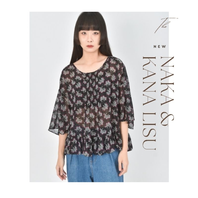 UNIQLO เสื้อเบลาส์ Anna sui × Uniqlo