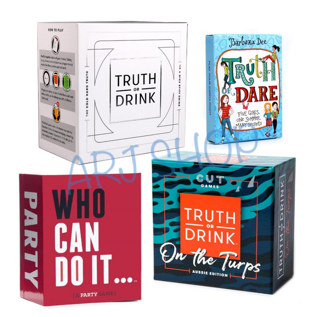 Truth or Drink / On the turps / Who can do it - เกมปาร์ตี้ Fun Adult Drinking Game for Party On the 