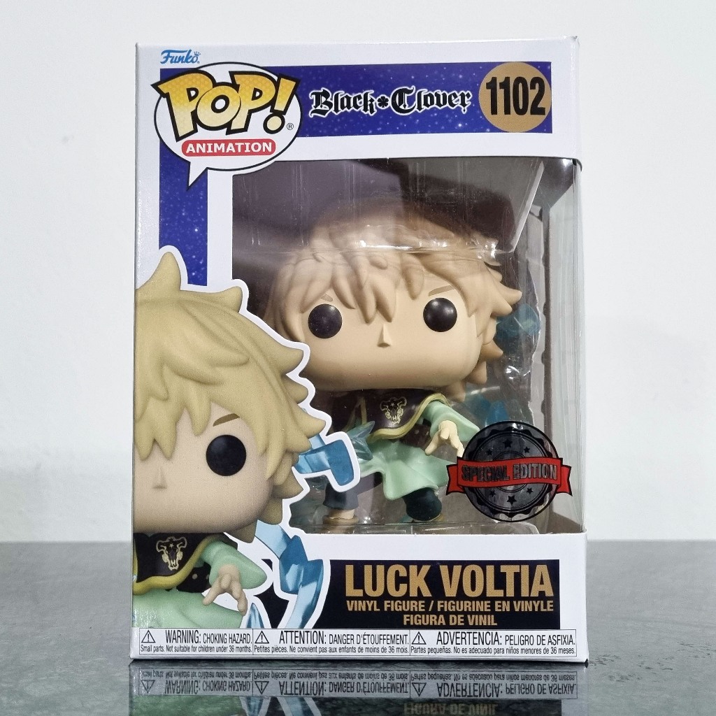 🍀 [พร้อมส่ง] 🍀 Funko Pop Black Clover Luck Voltia ของแท้ กล่อง9/10