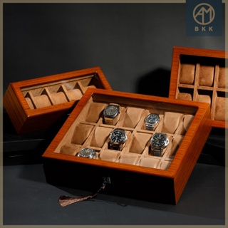 แหล่งขายและราคากล่องไม้ใส่นาฬิกา เก็บสะสมนาฬิกาได้ 5-18 เรือน Watch Box กล่องนาฬิกา กล่องเก็บนาฬิกา กล่องใส่นาฬิกาอาจถูกใจคุณ