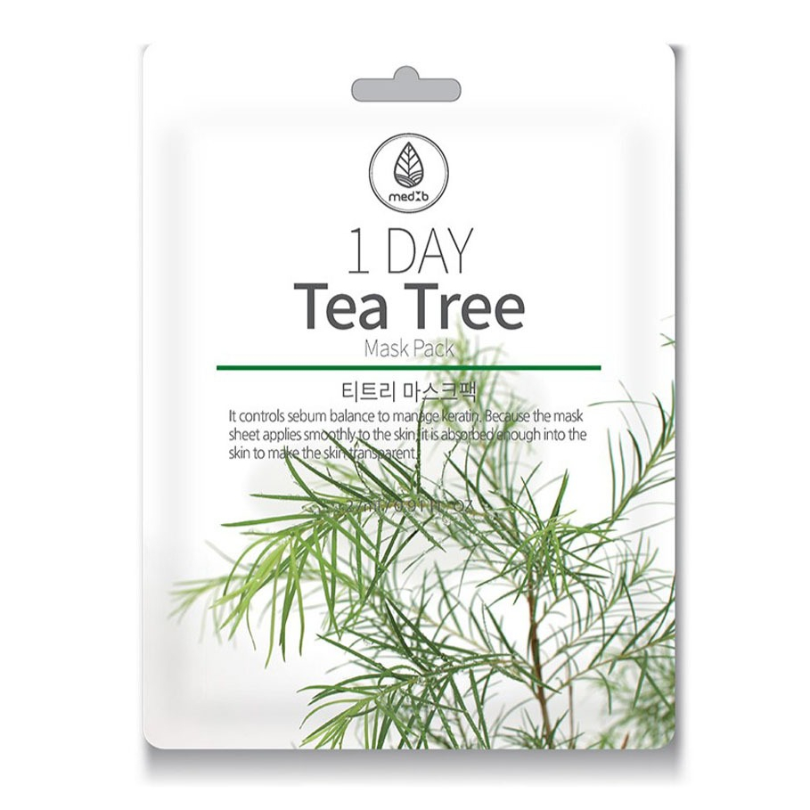 MEDB เมดบี วัน เดย์ ที ทรี มาส์ก แพค 1 Day Tea tree Mask Pack (25 ml)