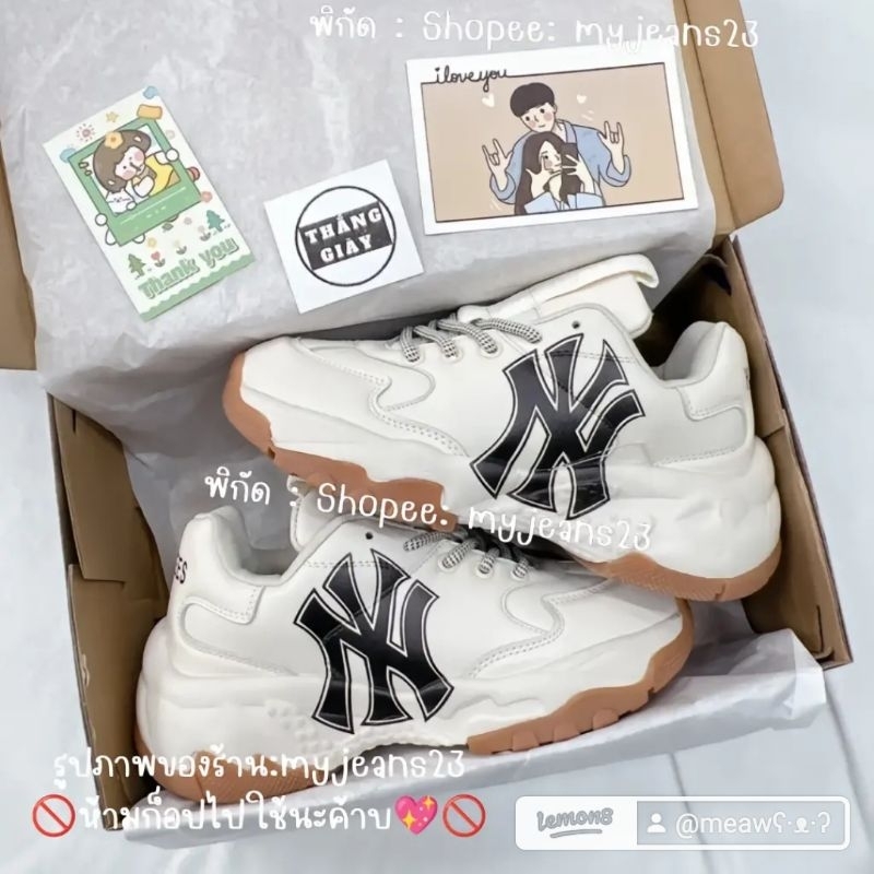 🔥ลดพิเศษ🔥MLB BIG BALL Chunky MONO HEEL พร้อมส่ง