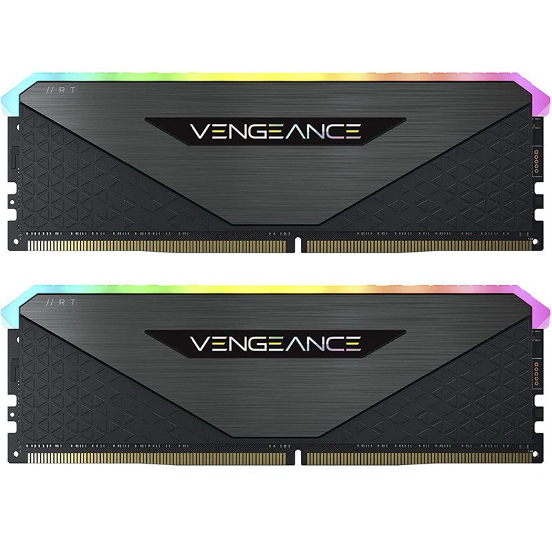แรม RAM DDR4/3200 CORSAIR VENGEANCE RGB RT (16GBx2) 32GB BUS3600 ประกัน LT