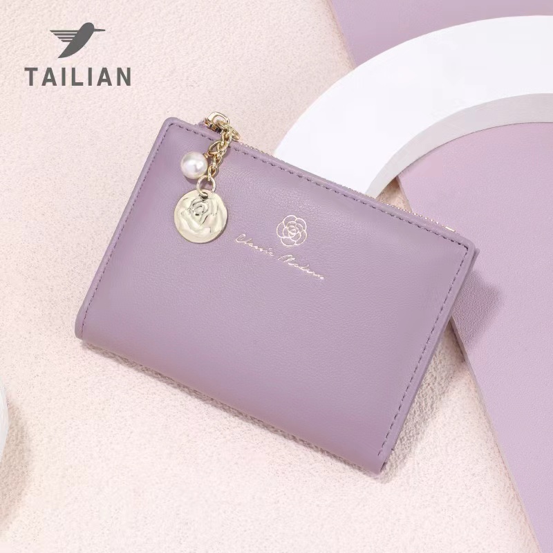 [พร้อมส่งในไทย]กระเป๋าสตางค์ 2พับใบสั้น classic&moden กระเป๋าสตางค์ผู้หญิงสไตล์เกาหลี แฟชั่นมาใหม่ ของขวัญวันเกิด2603345