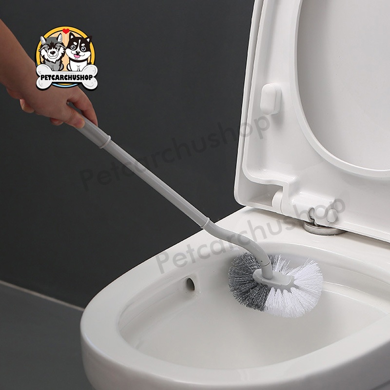 แปรงขัดส้วม ประเภท S ที่ขัดห้องน้ำ แปรงล้างห้องน้ำ ขัดชักโครก ไม้ขัดส้วม ที่ขัดห้องน้ำ ที่ขัดขอบชักโครก ขนแปรงนุ่ม - รูปที่ 3