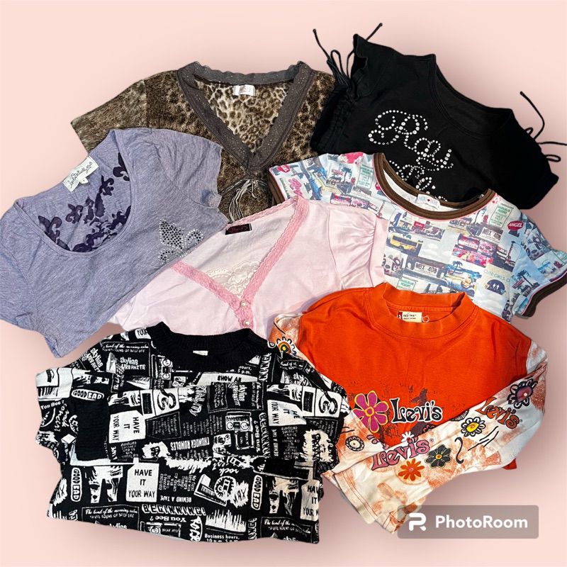 เสื้อมือสองy2kสภาพดี