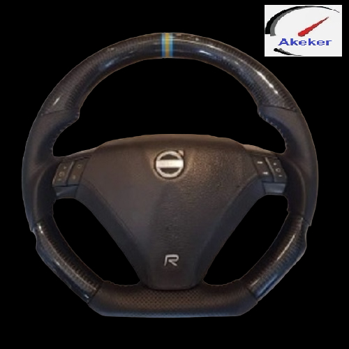 Customized Volvo Steering Wheel Real Cabon Racing for S60 V70 S60R V70R P2 Sweden Label