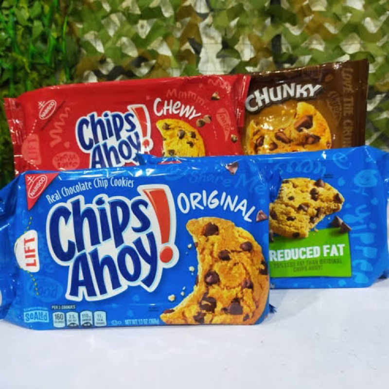 Nabisco chips ahoy cookies 368กรัม นาบิสโก้คุกกี้นำเข้าจากอเมริกา🇺🇸 คุกกี้ช็อกโกแลตชิพ