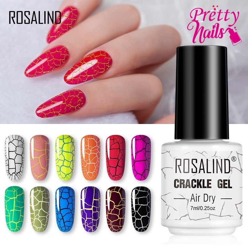 ใหม่! สีเจลแตก Rosalind ยาทาเล็บแตก สีหินอ่อน สีเจลแตก หินอ่อน ลายหินอ่อน