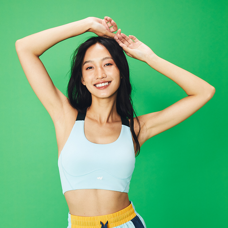 WARRIX สปอร์ตบรา Warrix X Bunka Logo strap Support Bra (WA-232TRWCL03)
