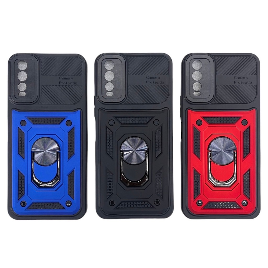 เคสหุ่นยนต์ Anti-Shock infinix Smart 7 HD Tecno Pop 7 / Spark Go ทนทาน สองชั้น แหวนขาตั้ง เกราะกันกระแทก Robot - รูปที่ 3