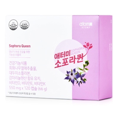 Atomy Sophora Queen 120 เม็ด /โซโฟรา ควีน [สินค้าเกาหลี ของแท้]