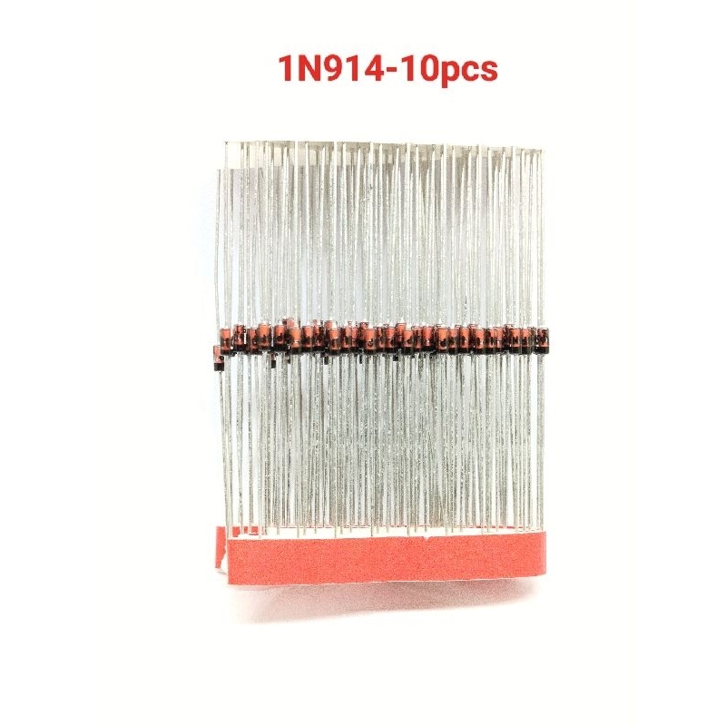 10pcs ไดโอด 1N914 Small signal fast switching diode