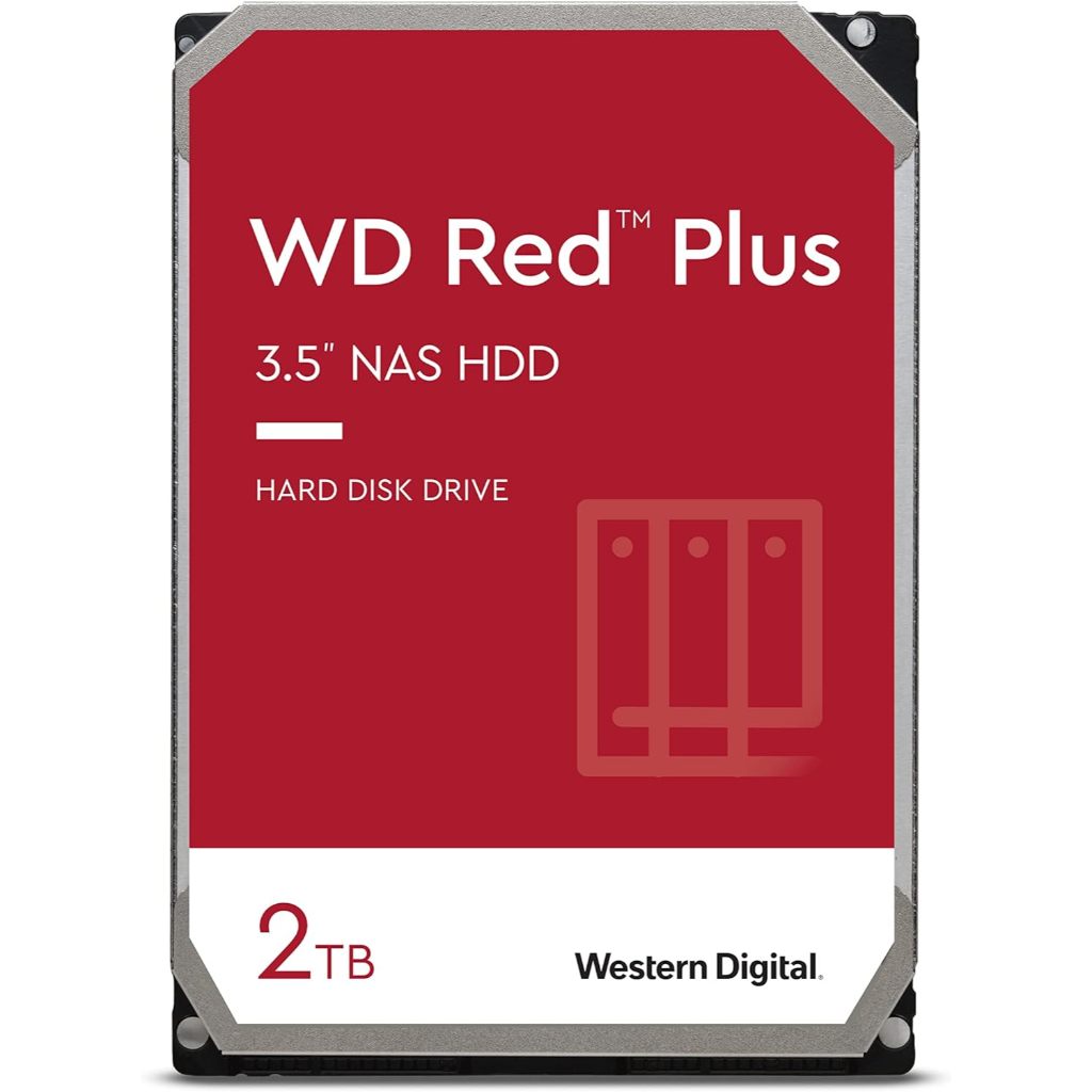 HDD WD 2TB NAS Red Plus SATA3(6Gb/s) 128MB 5400 RPM WD20EFPX