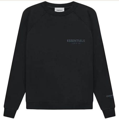 ESSENTIALS 1 POINT 3M LOGO SWEATER (BLACK)
