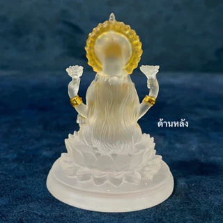 🪷พระแม่ลักษมี🪷เนื้อเรซิ่นใส เทวีแห่งโชคลาภ ความรัก❤️ความสำเร็จ ความมั่งคงร่ำรวย🙏