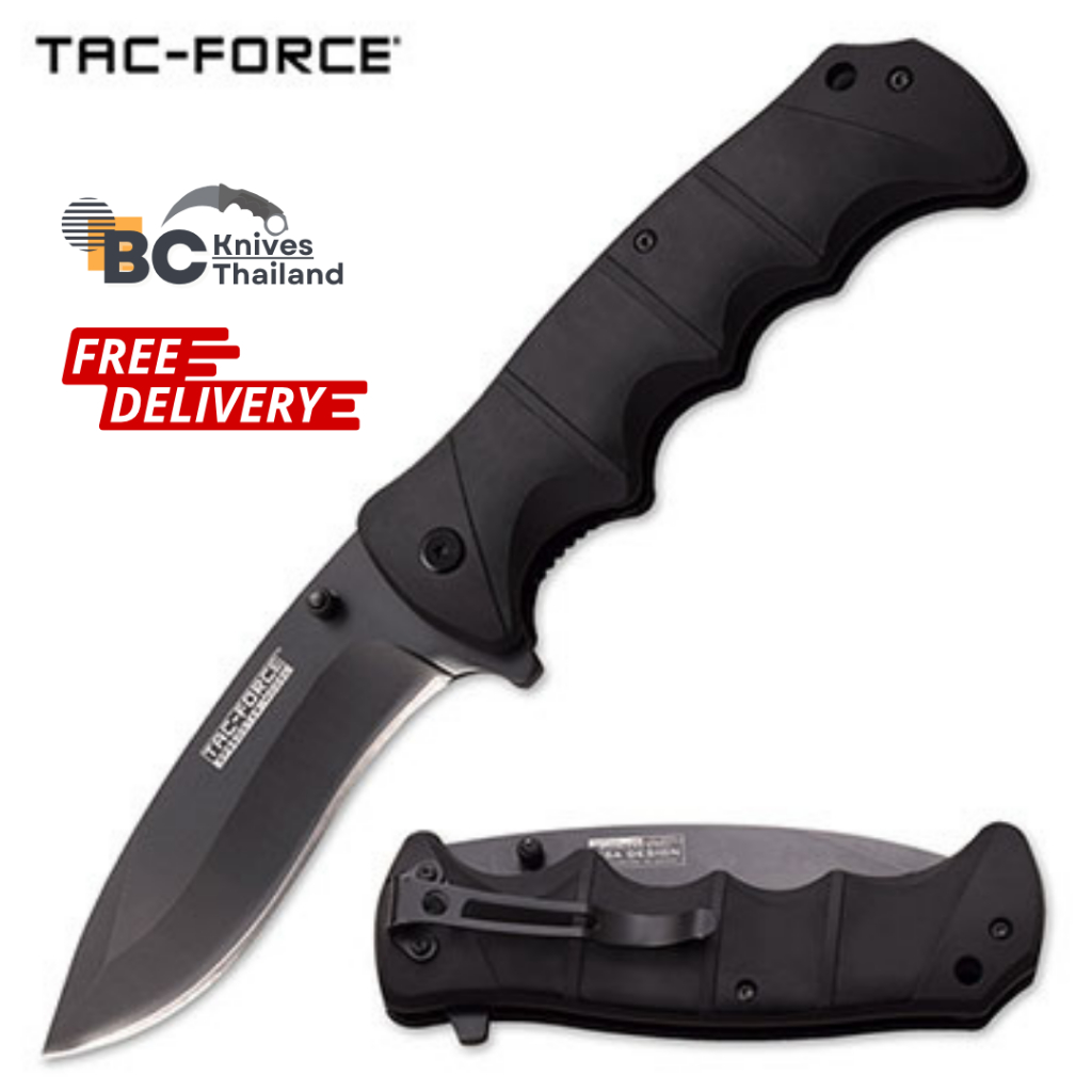<พร้อมส่ง> BCKnives มีดพับ มีดพก อดีตทหารดำ (TAC-FORCE DARK EX-SOLDIER) (TF-924B)