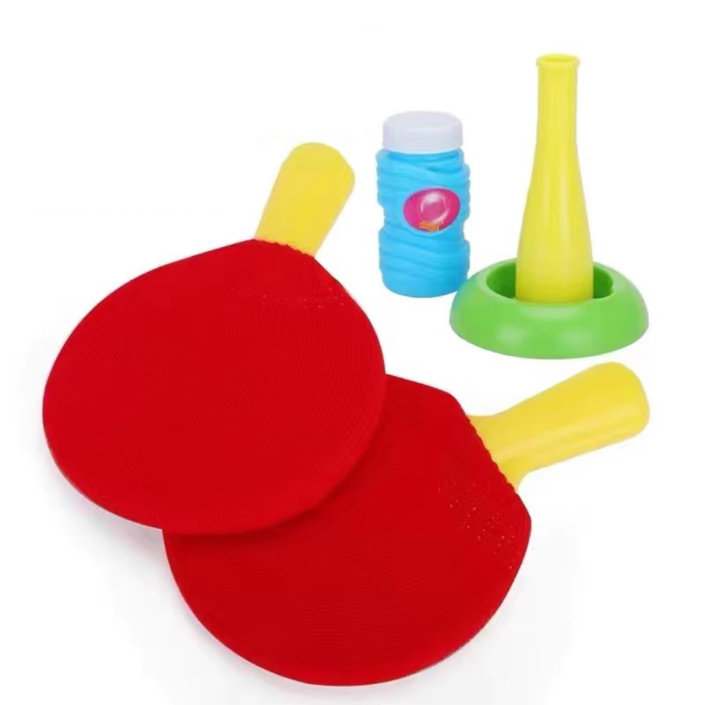 🔥พร้อมส่ง🔥ของเล่นเด็ก สามารถตบฟองได้ บับเบิลเทนนิส ของเล่นปิงปอง เครื่องเป่าฟอง สามารถเล่นฟองสบู่ ของเล่นเด็กกลางแจ้ง - รูปที่ 7