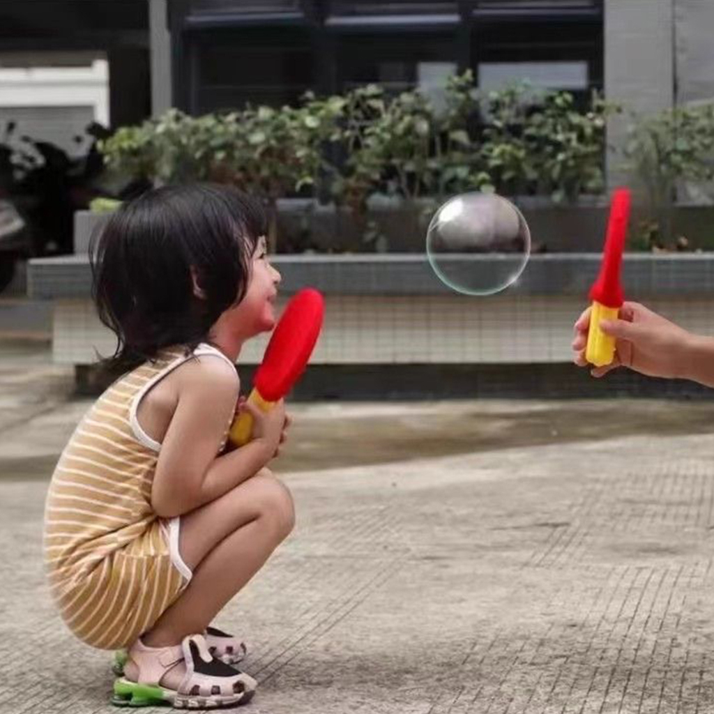 🔥พร้อมส่ง🔥ของเล่นเด็ก สามารถตบฟองได้ บับเบิลเทนนิส ของเล่นปิงปอง เครื่องเป่าฟอง สามารถเล่นฟองสบู่ ของเล่นเด็กกลางแจ้ง - รูปที่ 2