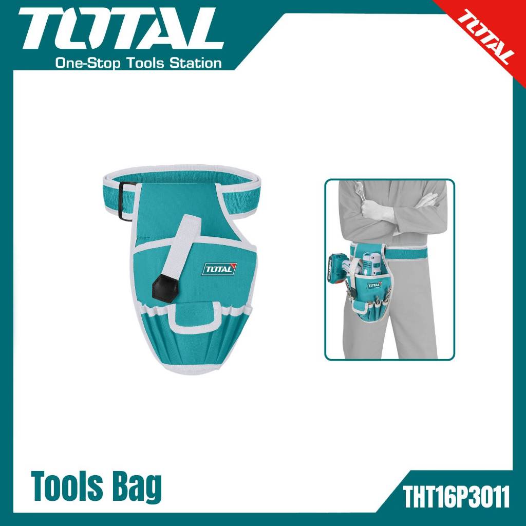 Total กระเป๋าใส่เครื่องมือ ช่างชนิดคาดเอว รุ่น THT16P3011