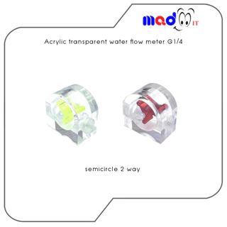 โฟล์วน้ำ ใบพัด 2 และ 3 ทาง G1/4 Acrylic transparent water flow ชุดน้ำระบบเปิด คอมพิวเตอร์ระบบน้ำ