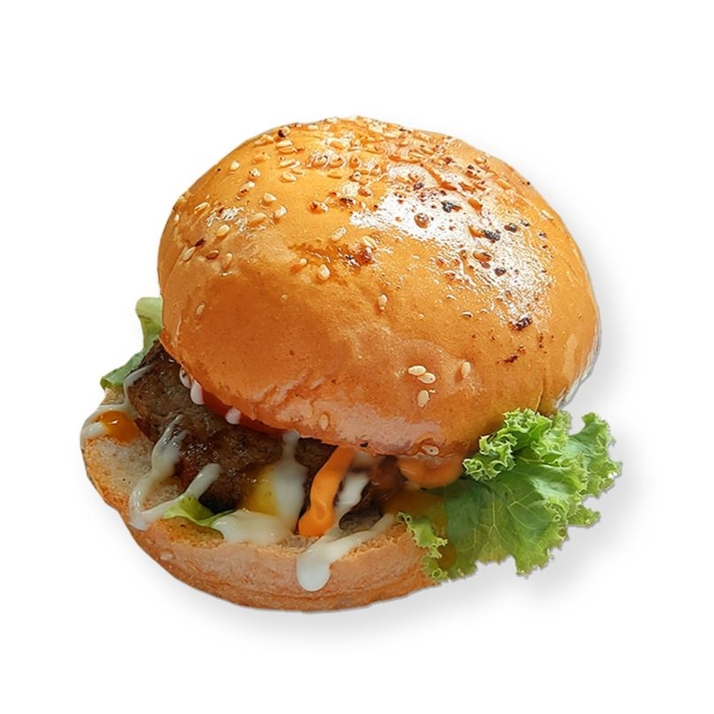 ขนมปังเบอเกอร์ XL 4" 60g x6 ชิ้น Burger bun 🍔