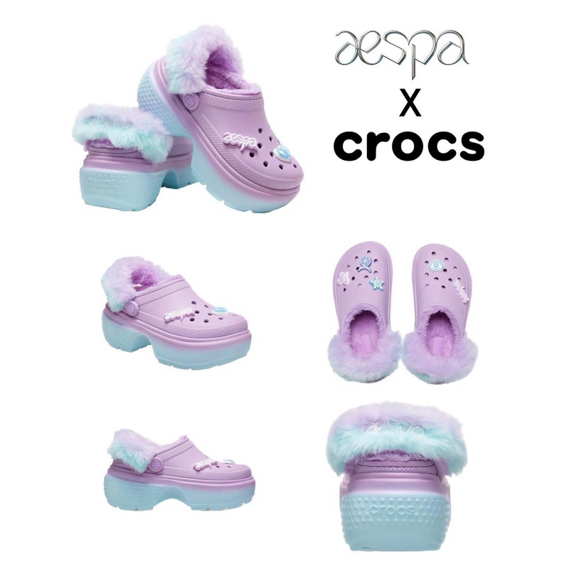 พรีออเดอร์ Crocs รุ่น Aespa X Crocs Stomp Lined Clog