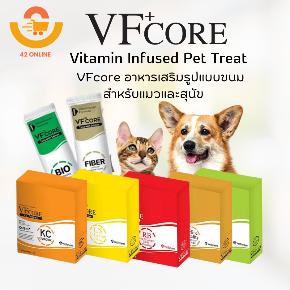 VFcore อาหารเสริมรูปแบบ ขนมแมวเลีย