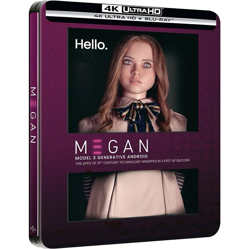 [แผ่นหนังลิขสิทธิ์แท้] ⚠️ทักก่อนซื้อ⚠️ Megan Steelbook(กล่องเหล็ก) [4K Ultra HD & Blu-Ray] สินค้าใหม