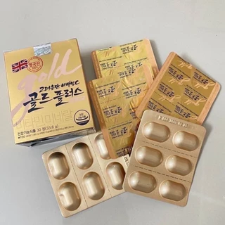 [2 กล่อง] วิตามินซีเกาหลี สูตรเข้มข้น Korea Eundan Vitamin C Gold Plus [30 เม็ด/กล่อง] อึนดัน โกลด์ วิตามินซี