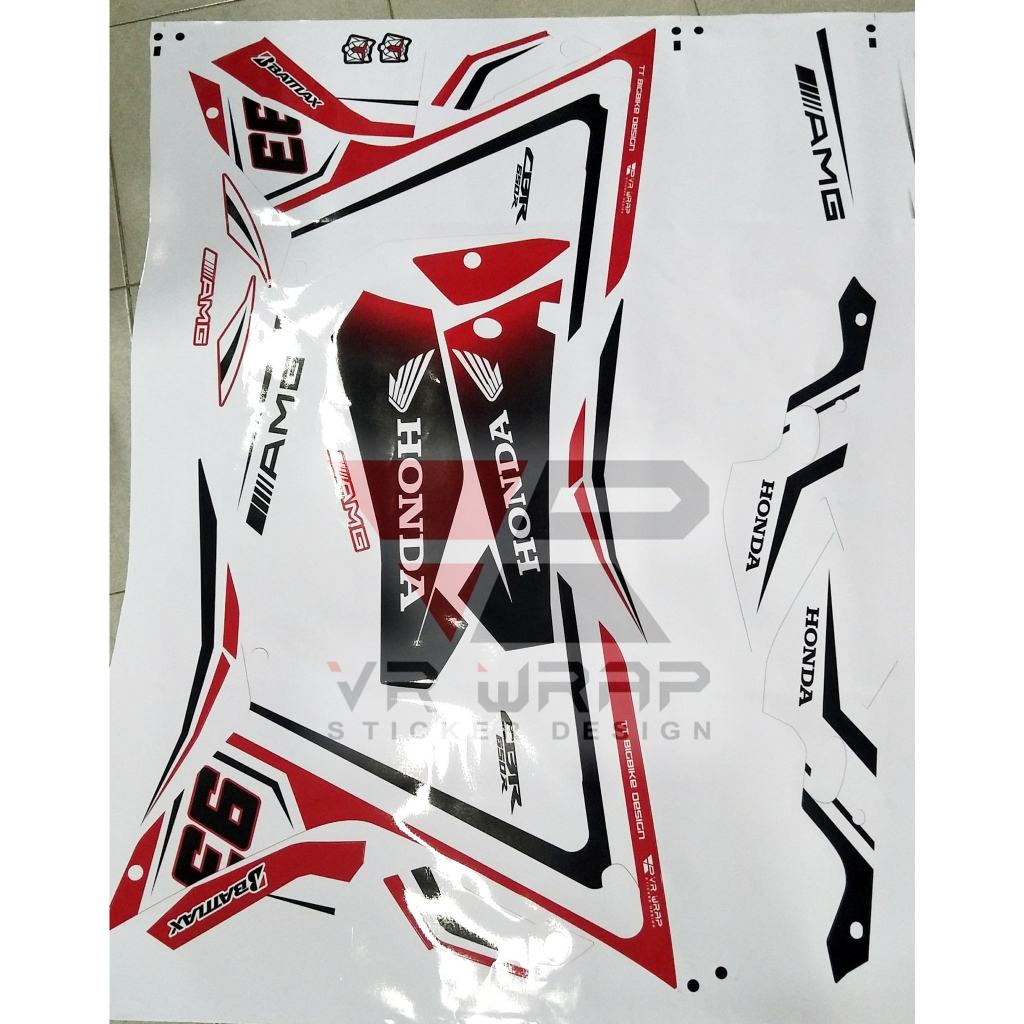 สติ๊กเกอร์ Honda CBR650r ลาย amg
